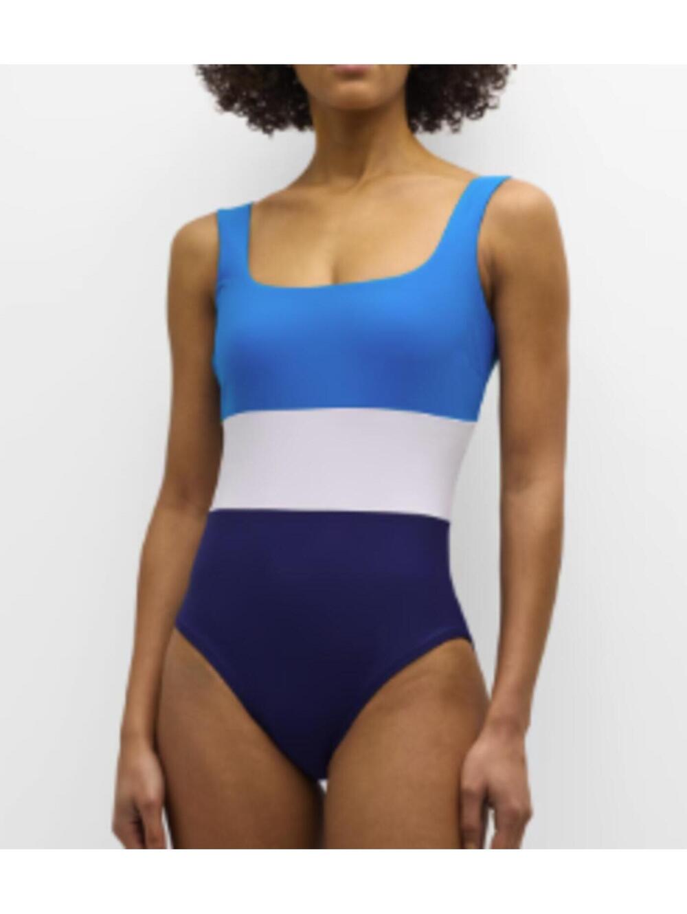 STYLEST Dreamsculpt Colorblock One-Piece Swimsuit Sculpting Luxe Swim - M